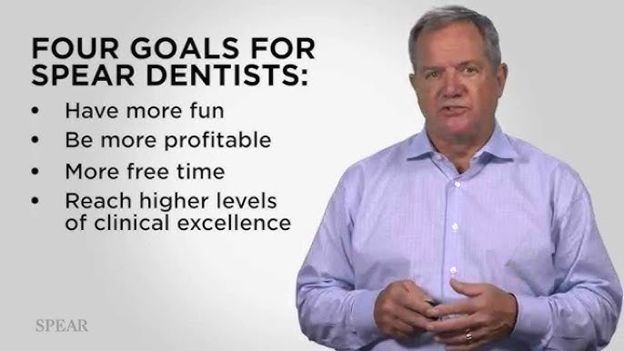 Four Goals For Dentists: Have more fun, Be more profitable, More free time, Reach higher levels of clinical excellence