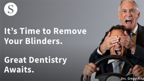 It's Time to Remove Your Blinders. Great Dentisty Awaits.